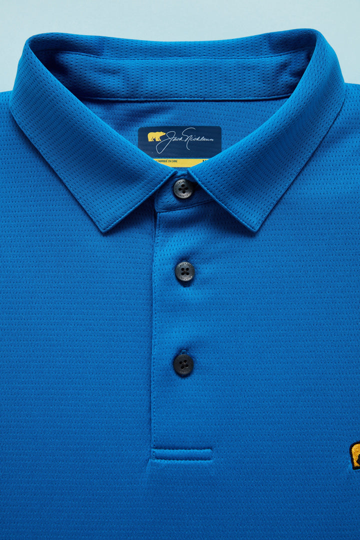 Men's Solid Textured Golf Polo