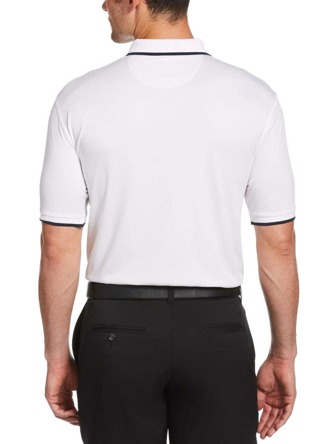 Men's Solid Textured Polo