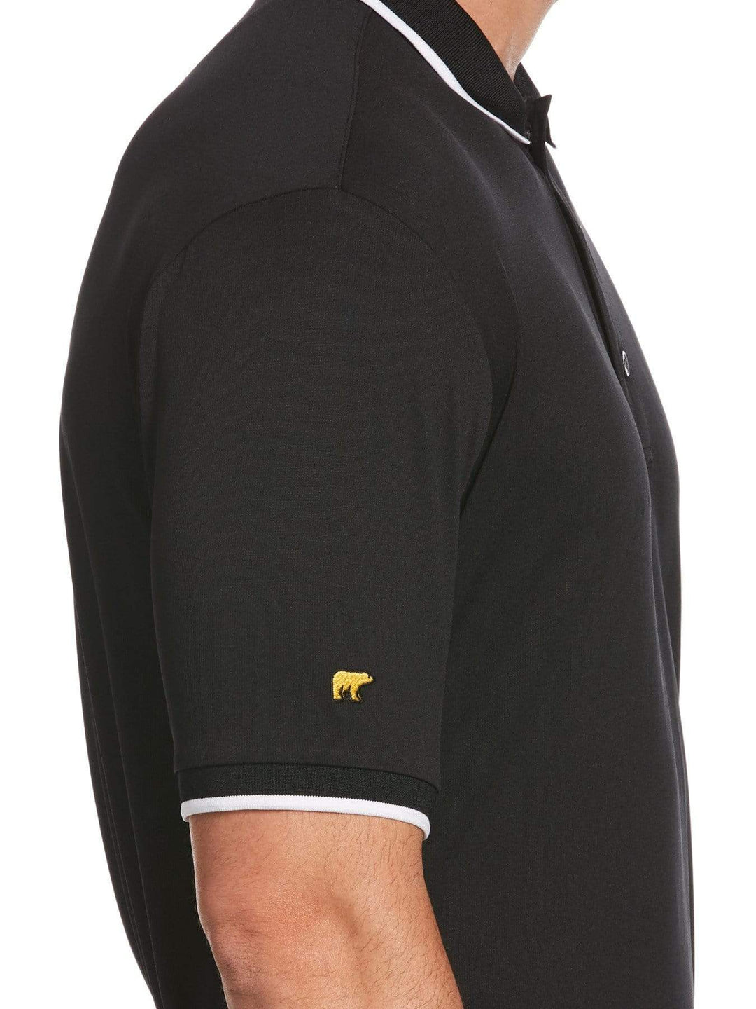 Men's Solid Textured Polo