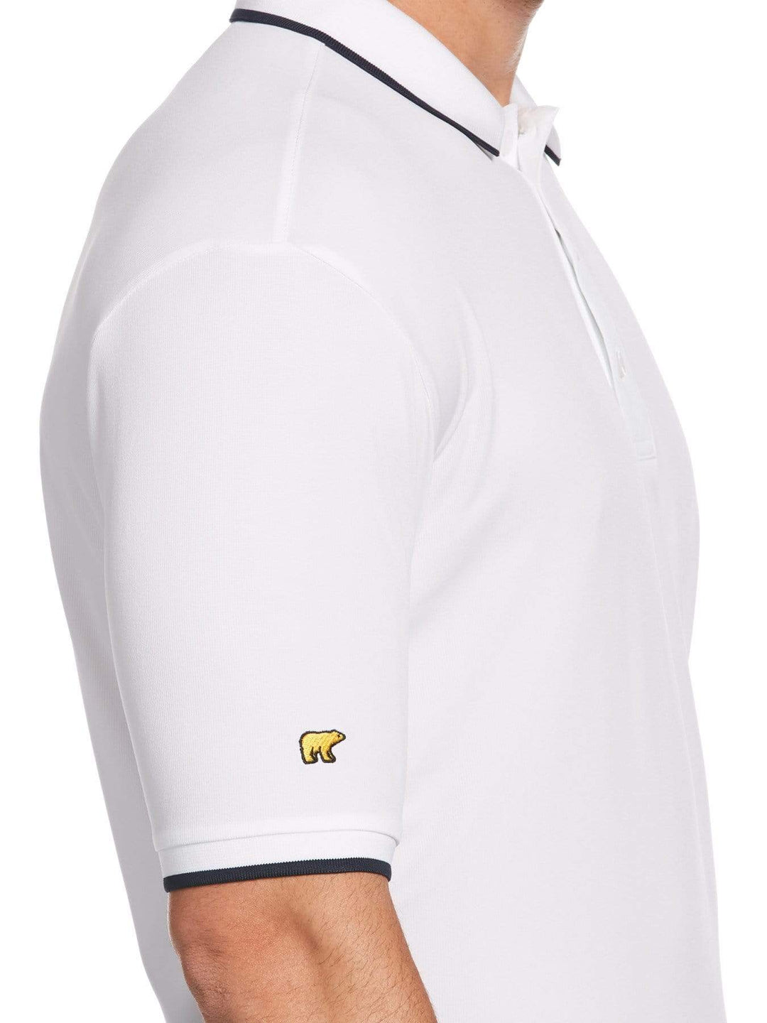 Men's Solid Textured Polo