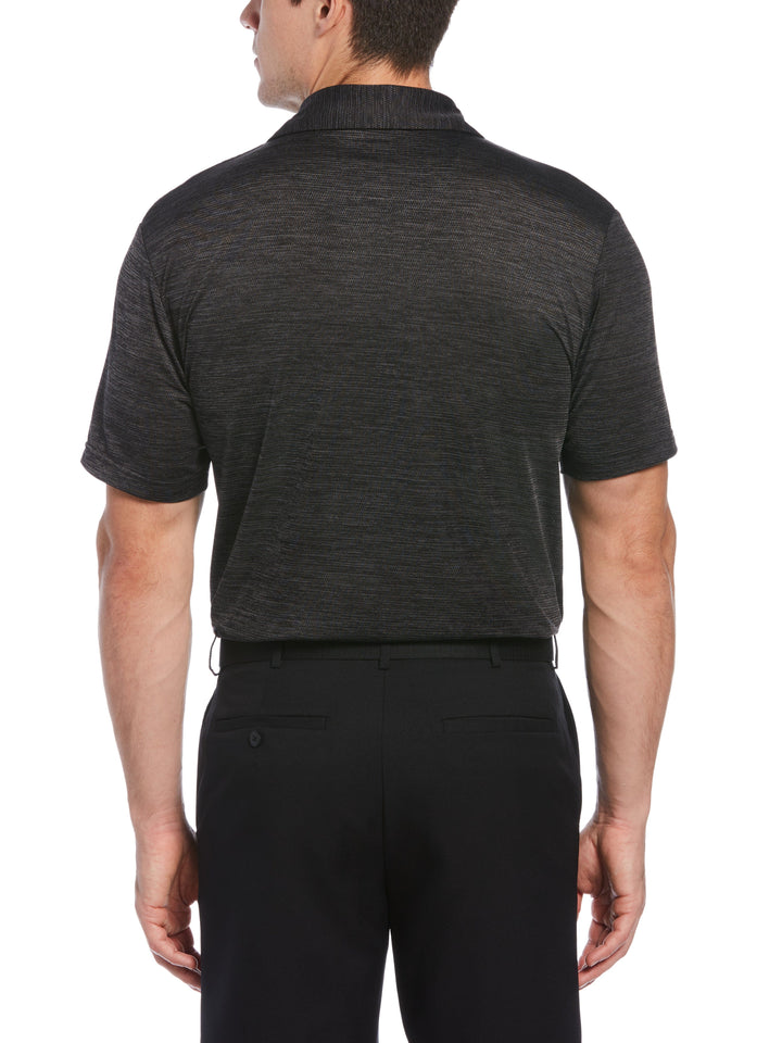 Men's Space Dye Texture Golf Polo
