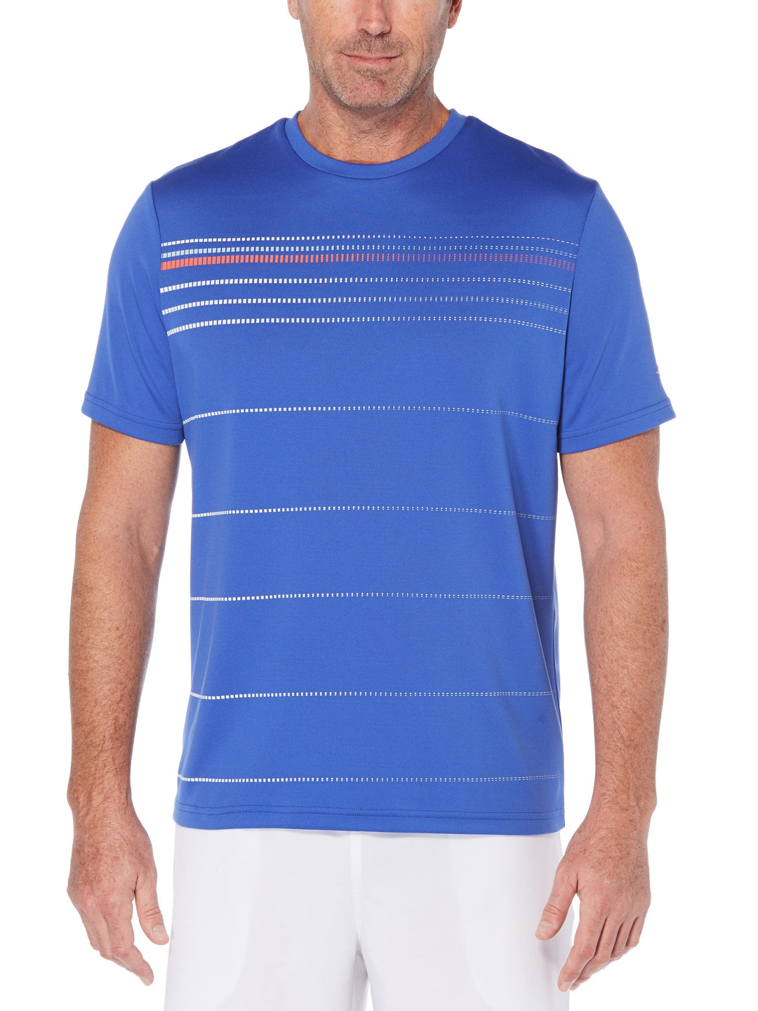Men's Stripe Front Panel Tee