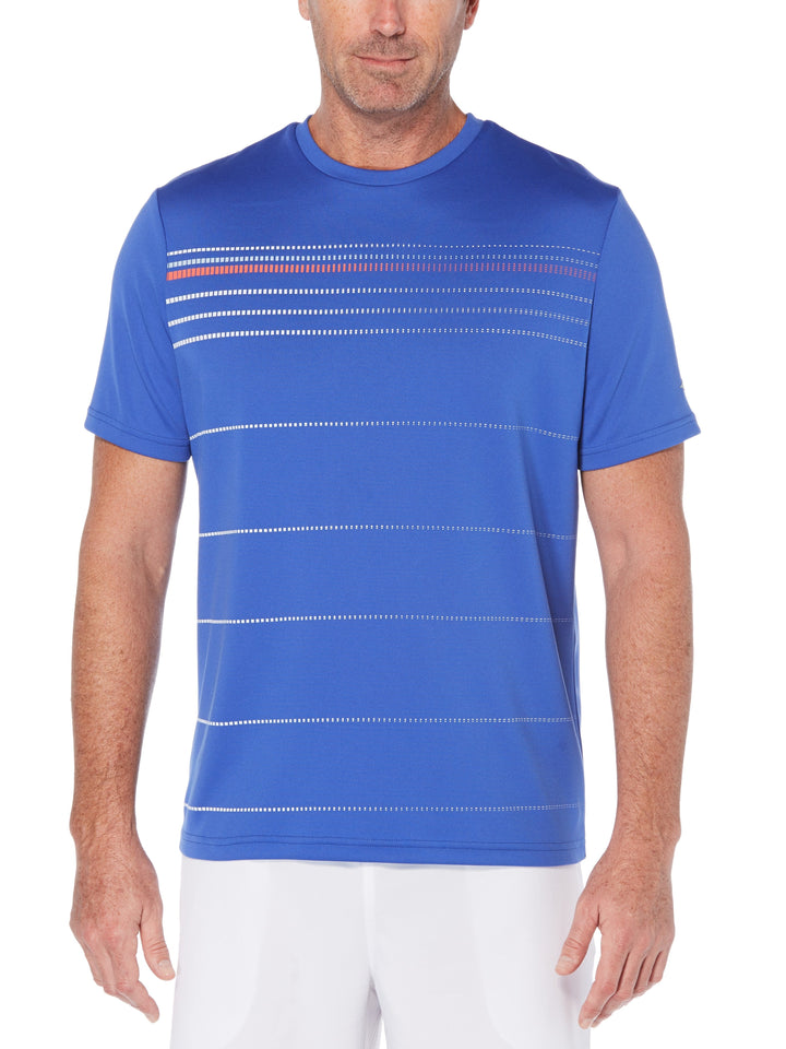 Men's Stripe Front Panel Tee