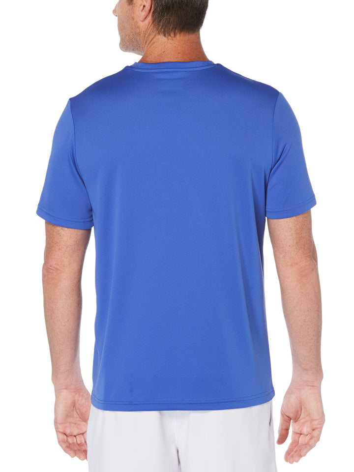 Men's Stripe Front Panel Tee