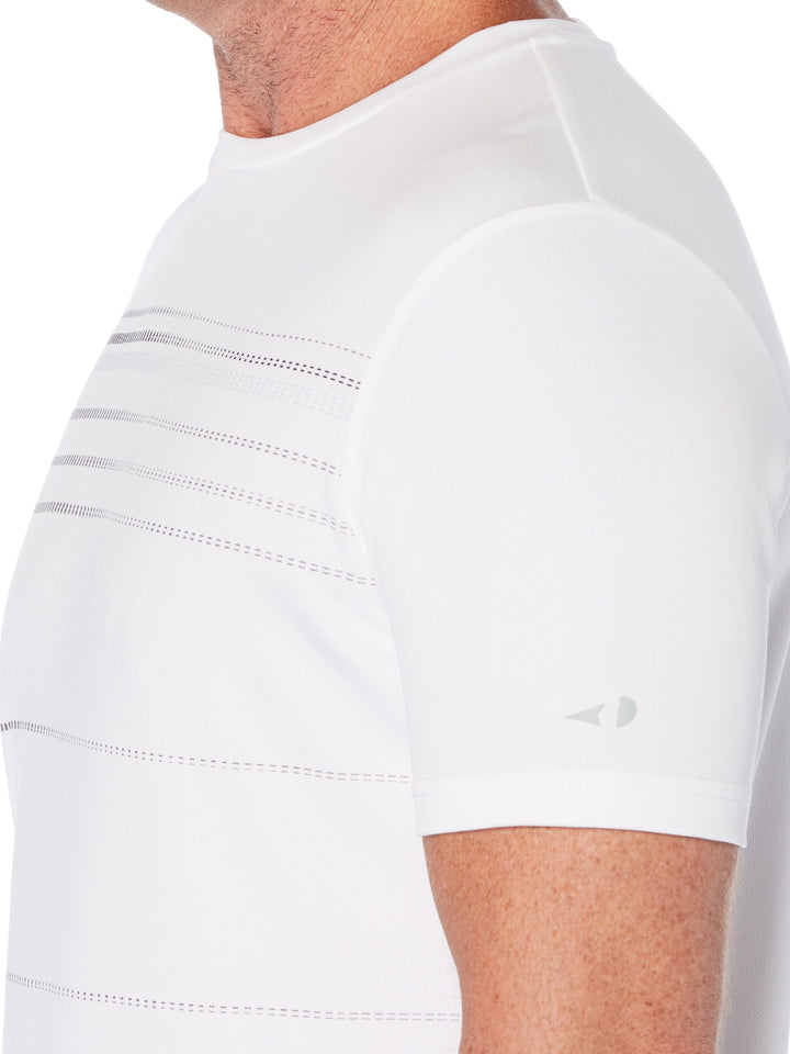 Men's Stripe Front Panel Tee