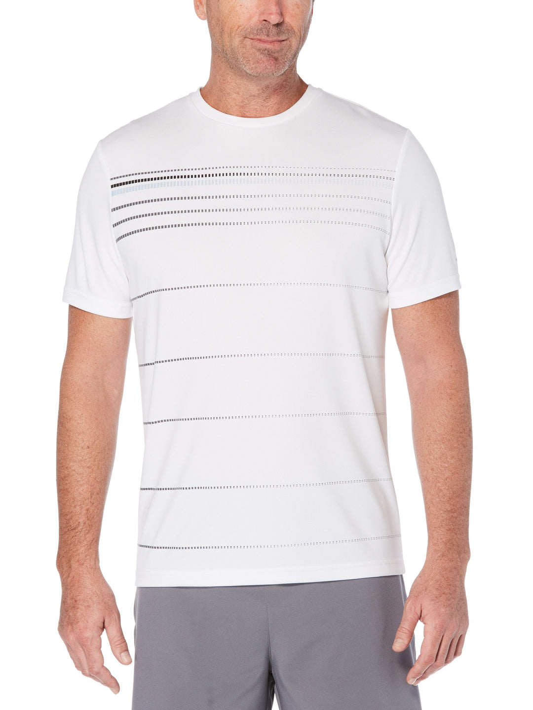 Men's Stripe Front Panel Tee