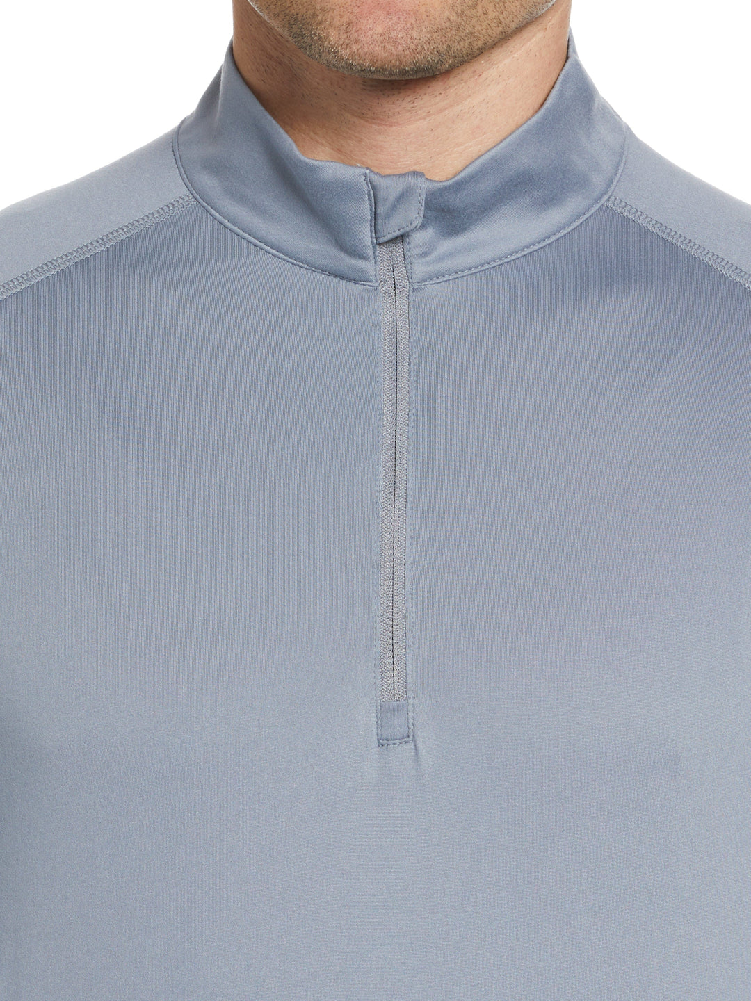 Men's Sun Protection Quarter Zip Golf Shirt