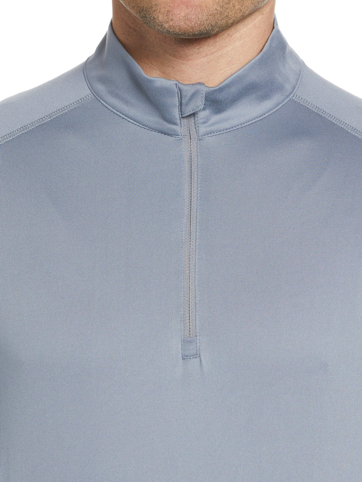 Men's Sun Protection Quarter Zip Golf Shirt