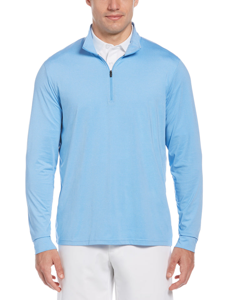 Men's Sun Shade Stretch Quarter Zip Golf Pullover