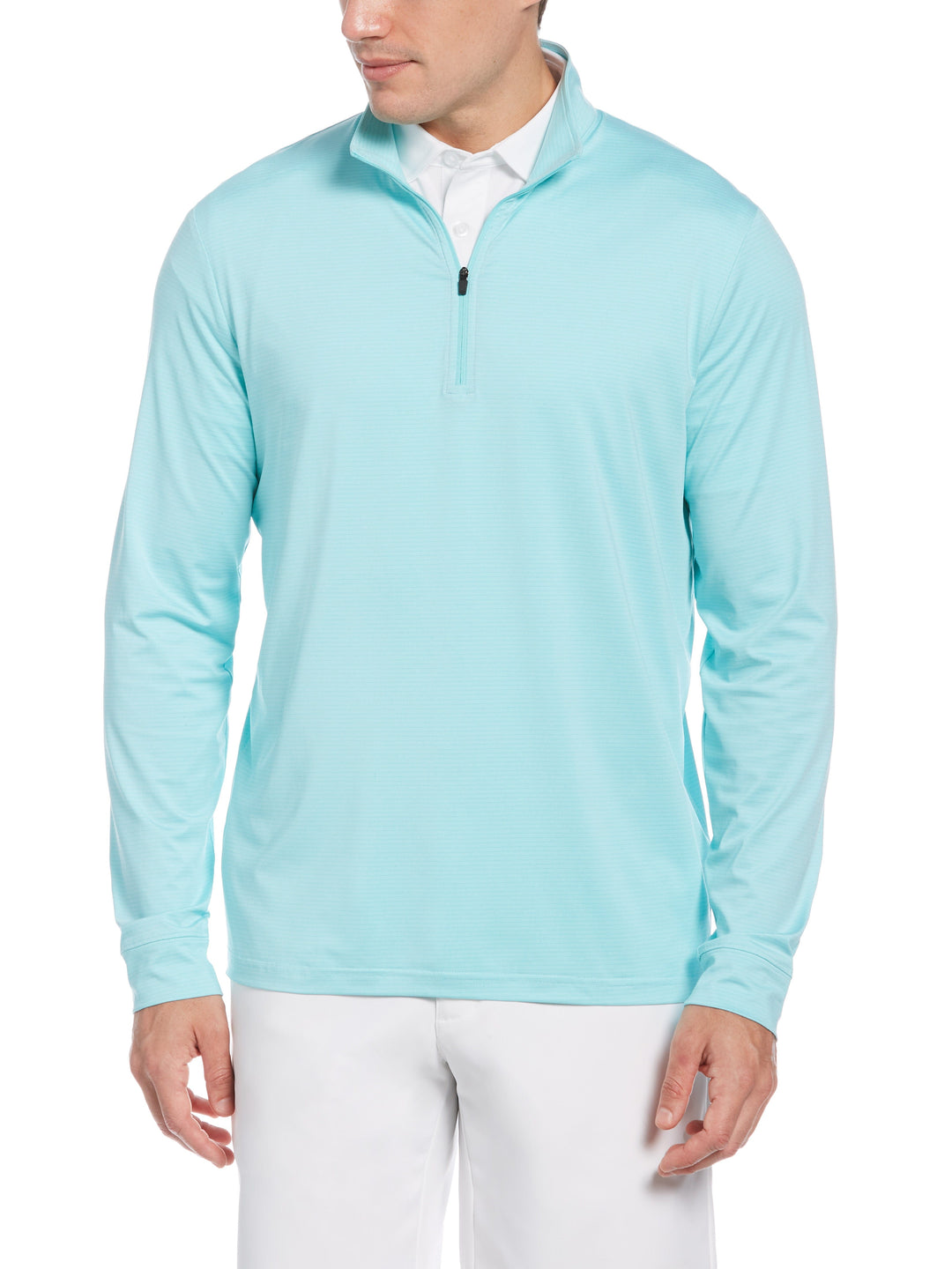 Men's Sun Shade Stretch Quarter Zip Golf Pullover