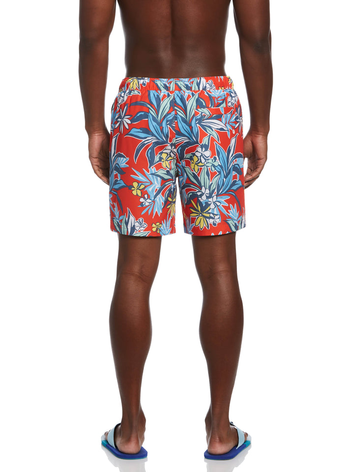 Men's Swim Elastic Valley Large Flower