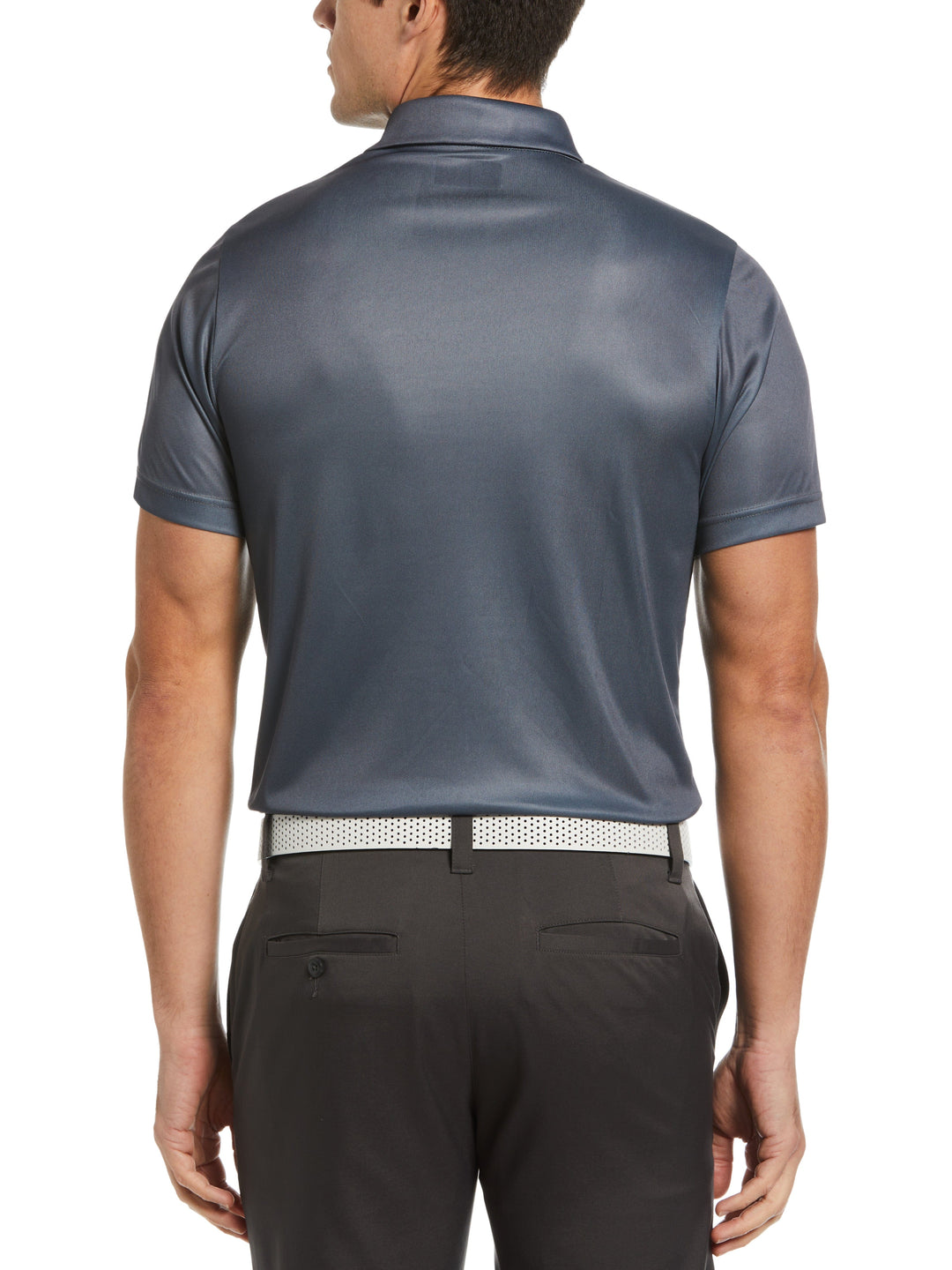 Terrain Texture Golf Polo (Ombre Blue) 