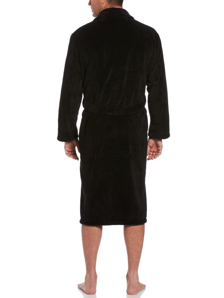 Men's Textured Fleece Robe