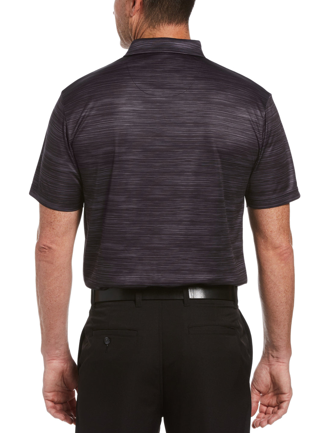 Men's Textured Print Golf Polo