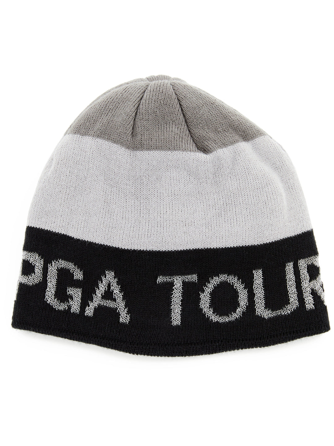Three Color Striped Golf Beanie (Quiet Shade) 