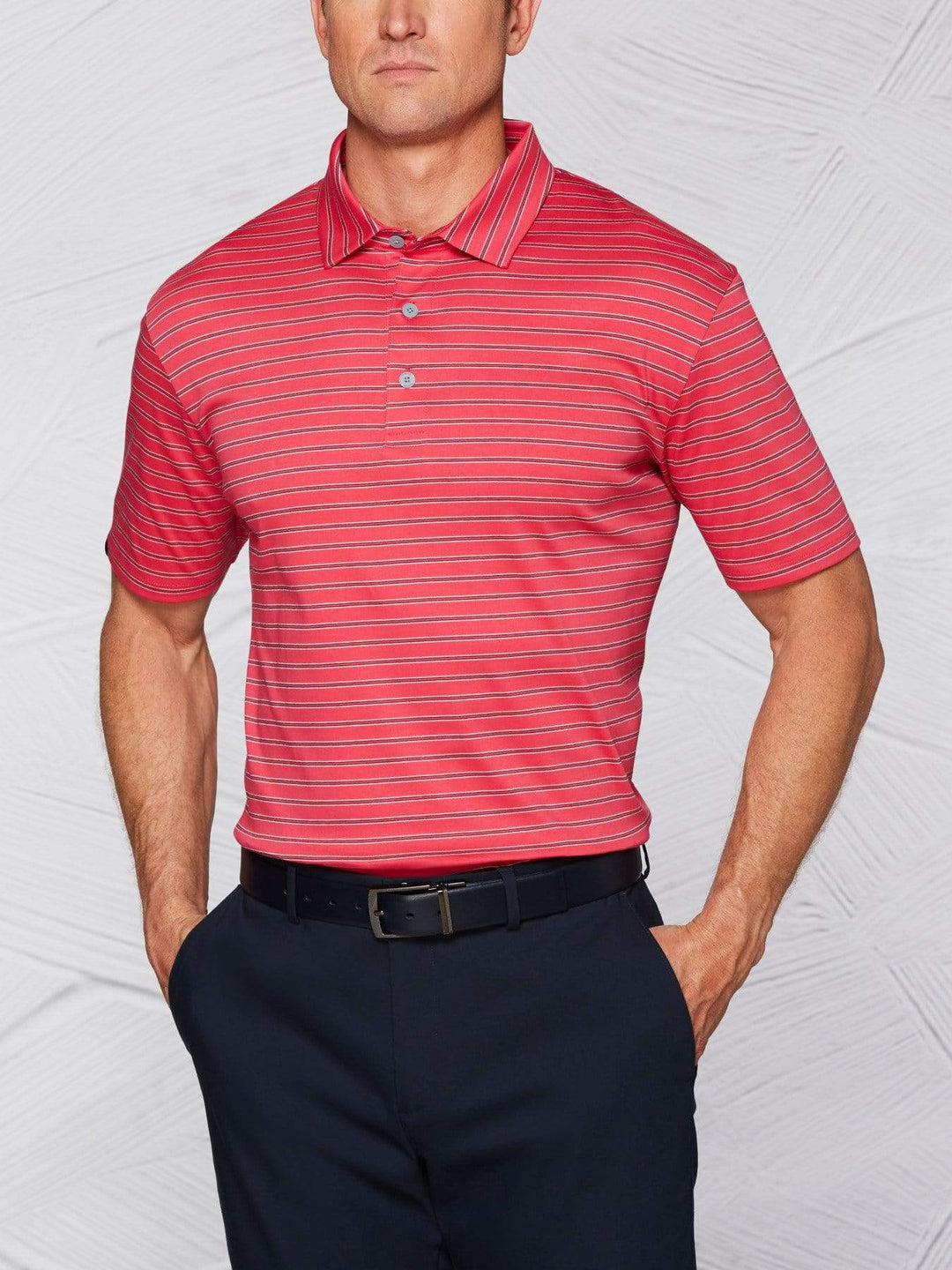 Men's Tour Authentic Mercerized Cotton Stripe Polo