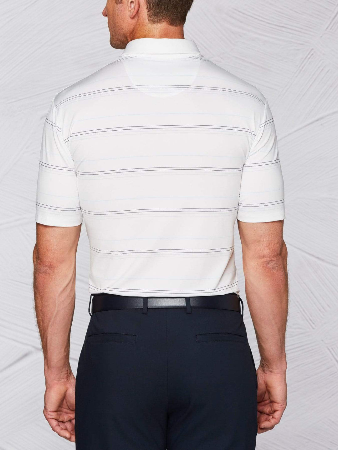 Men's Tour Authentic Micro Stripe Polo
