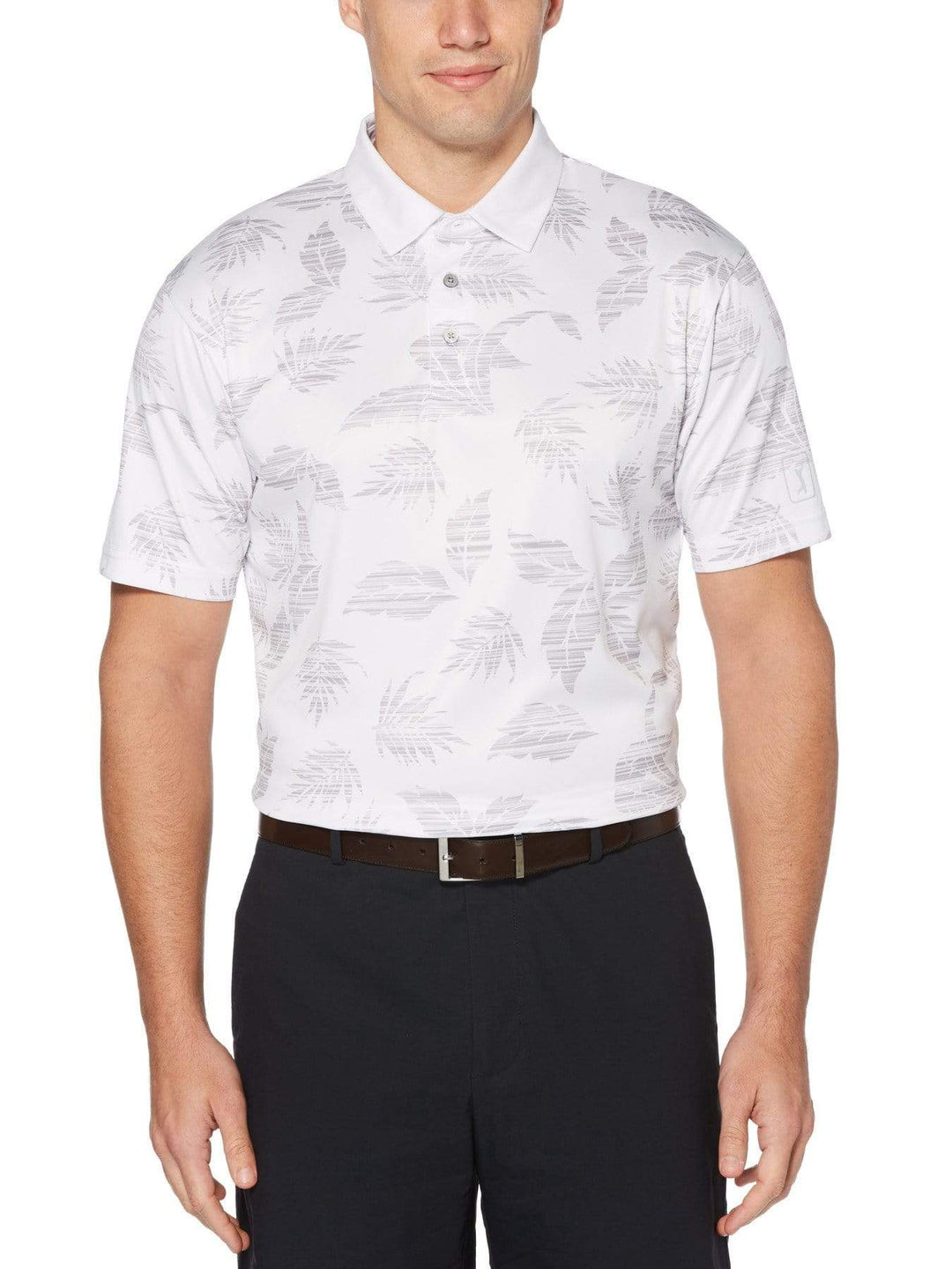 Men's Tropical Print Polo