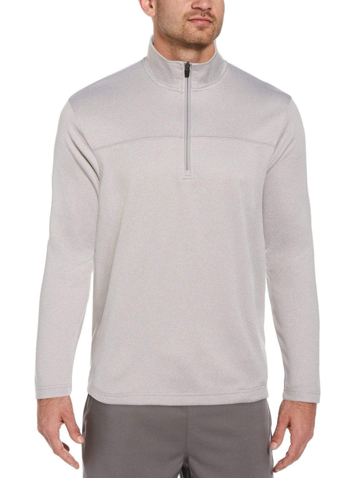 Men's Two Tone Quarter Zip Jacket