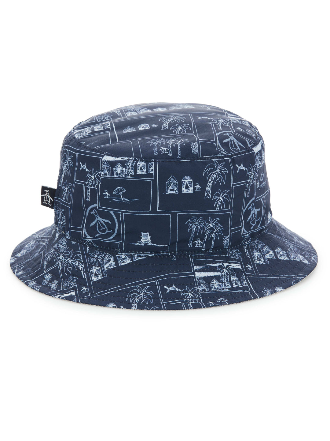 Vacation Reverse Bucket Hat (Black Iris) 
