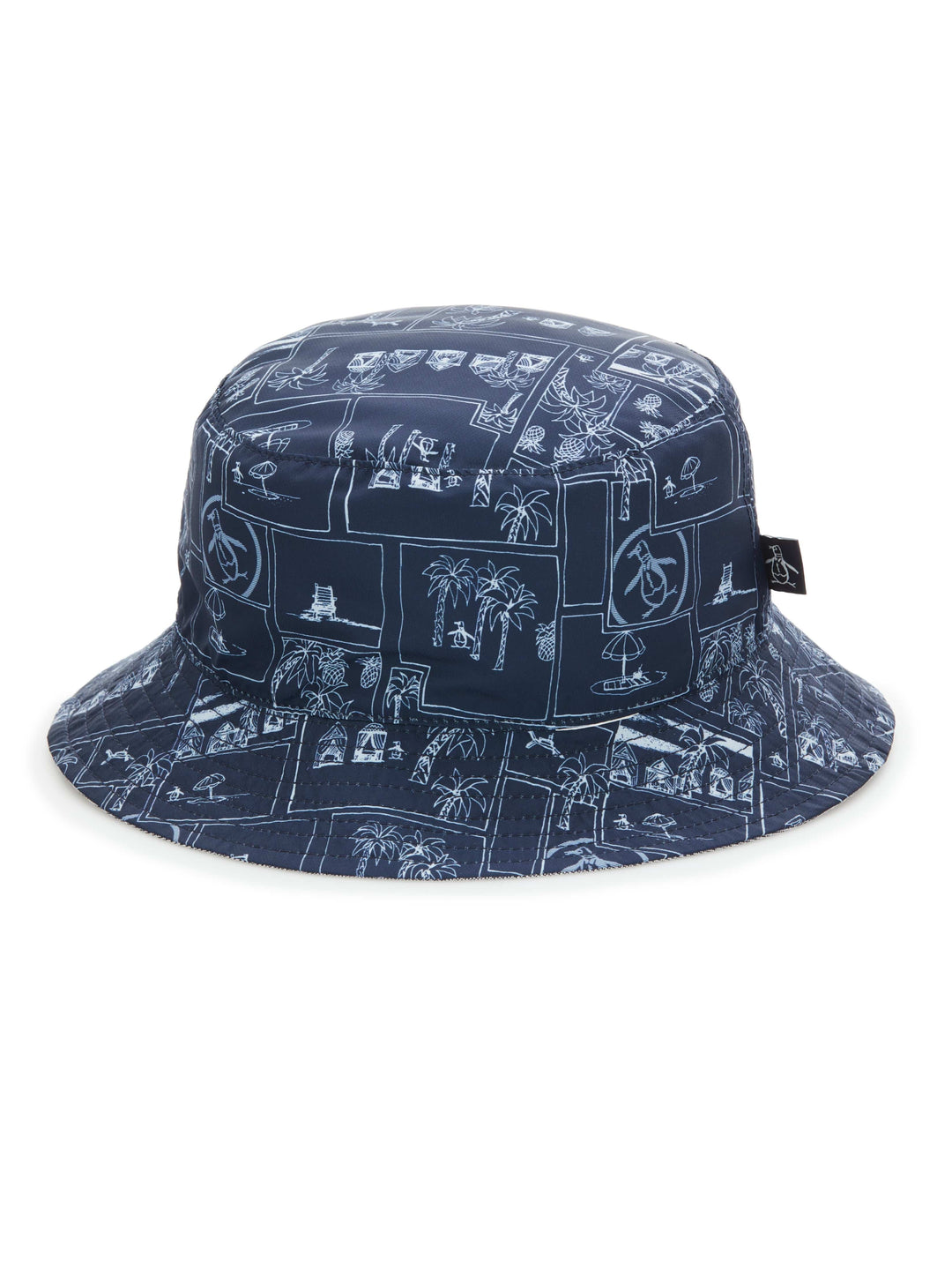 Vacation Reverse Bucket Hat (Black Iris) 