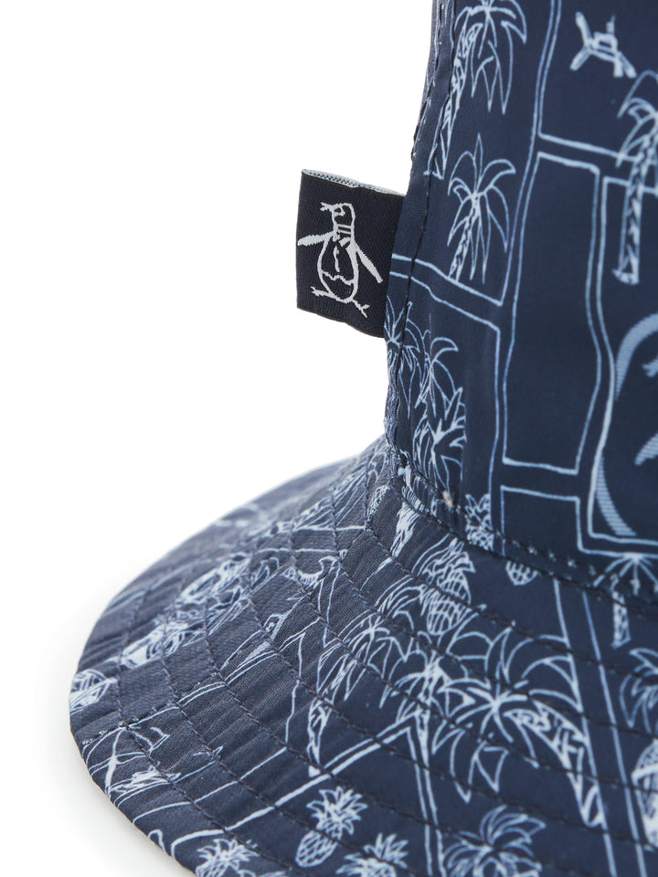 Vacation Reverse Bucket Hat (Black Iris) 