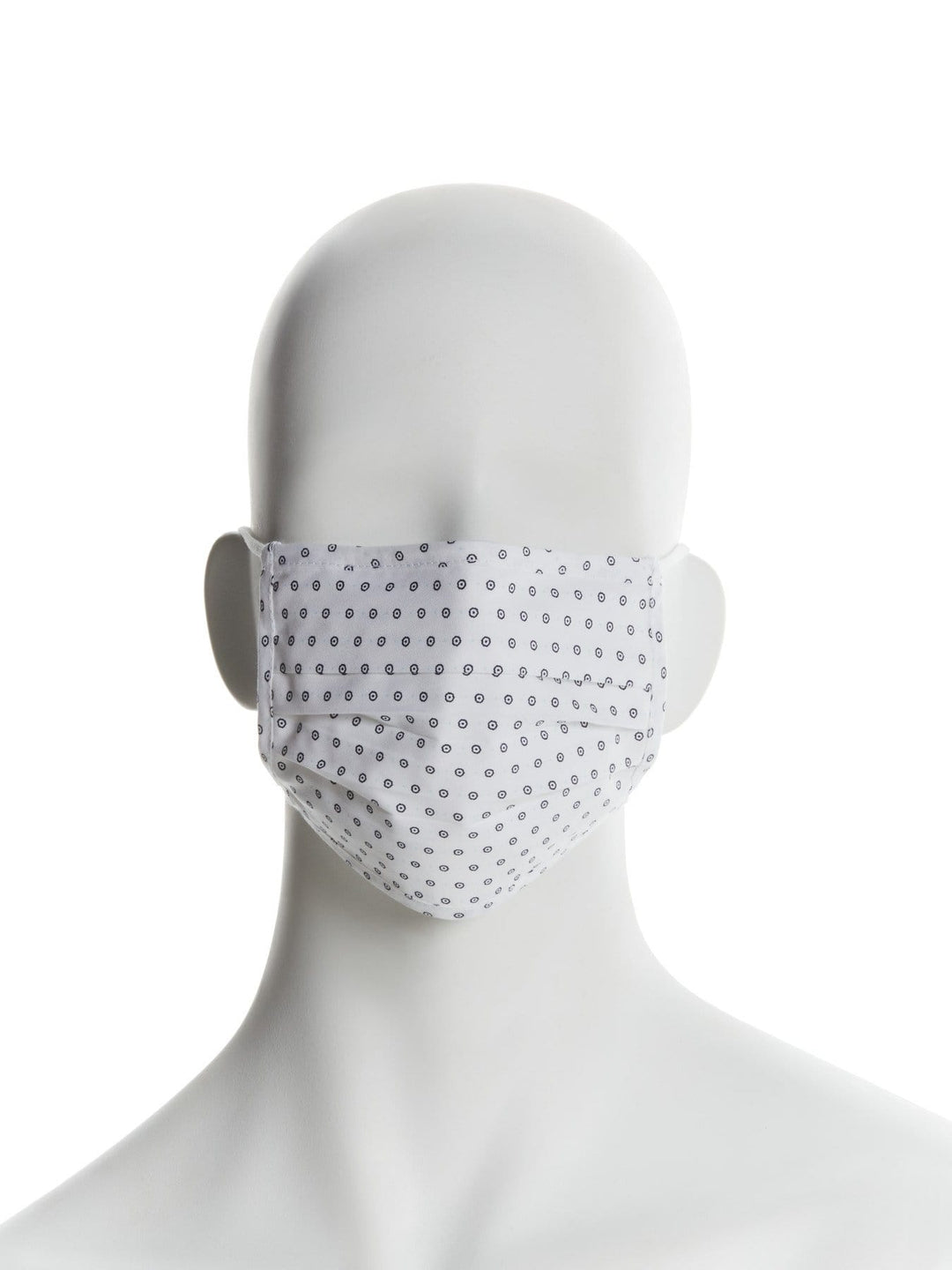 Poplin Print 3 Pack Pleated Face Mask