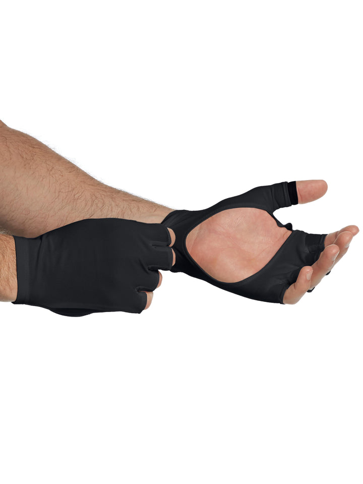 SOLAR BLOCK GLOVES (Caviar) 