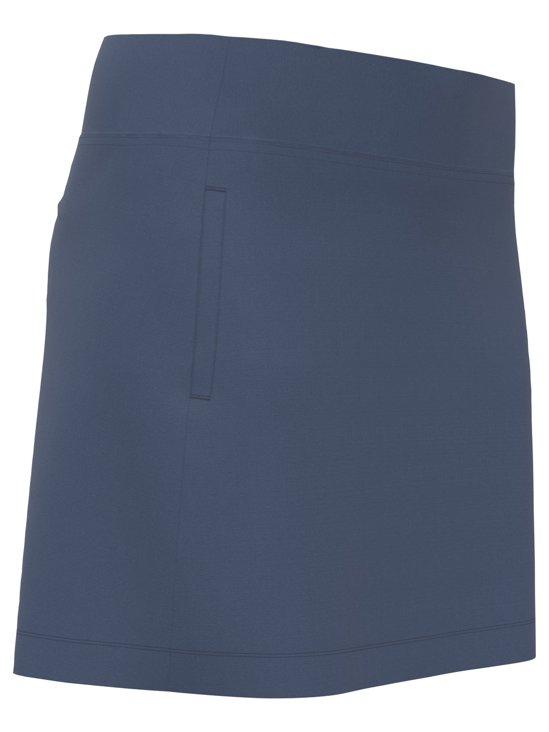 16" Tummy Control Solid Airflux Golf Skort (Vintage Indigo) 