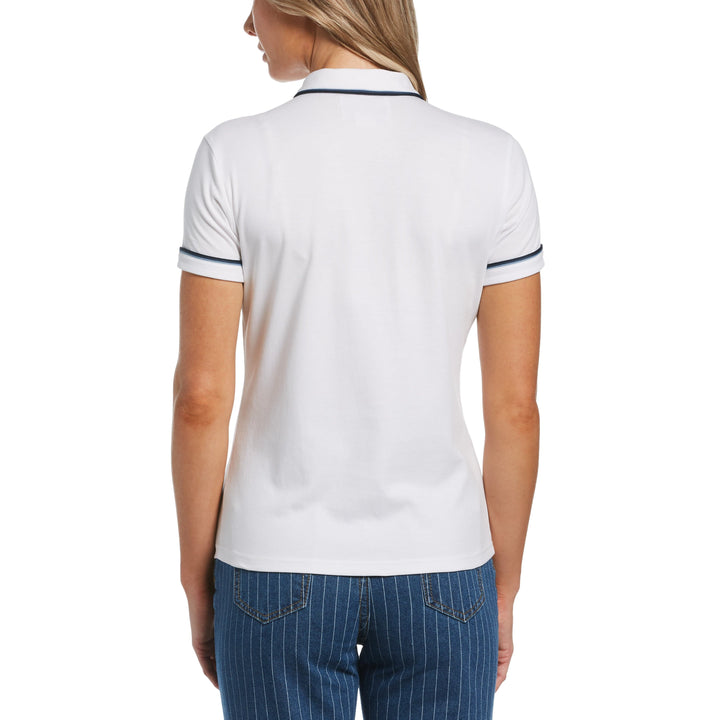 3D Veronica Polo (Bright White) 