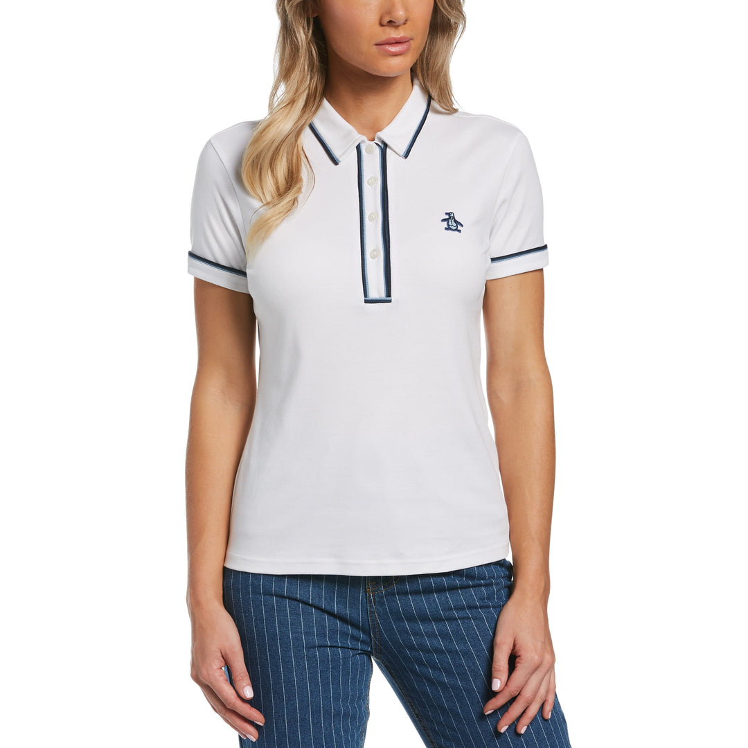 3D Veronica Polo (Bright White) 