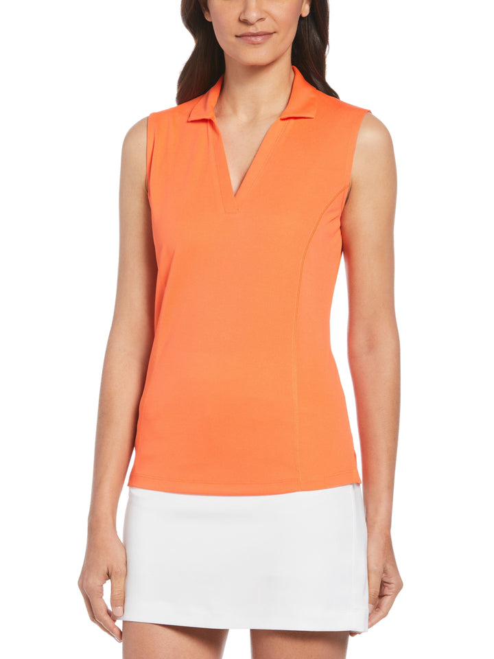 Women's AirFlux™ Solid Sleeveless Golf Polo