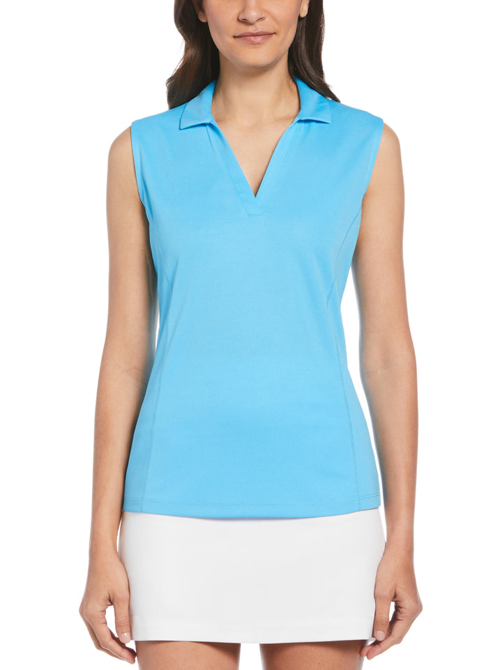 Women's AirFlux™ Solid Sleeveless Golf Polo