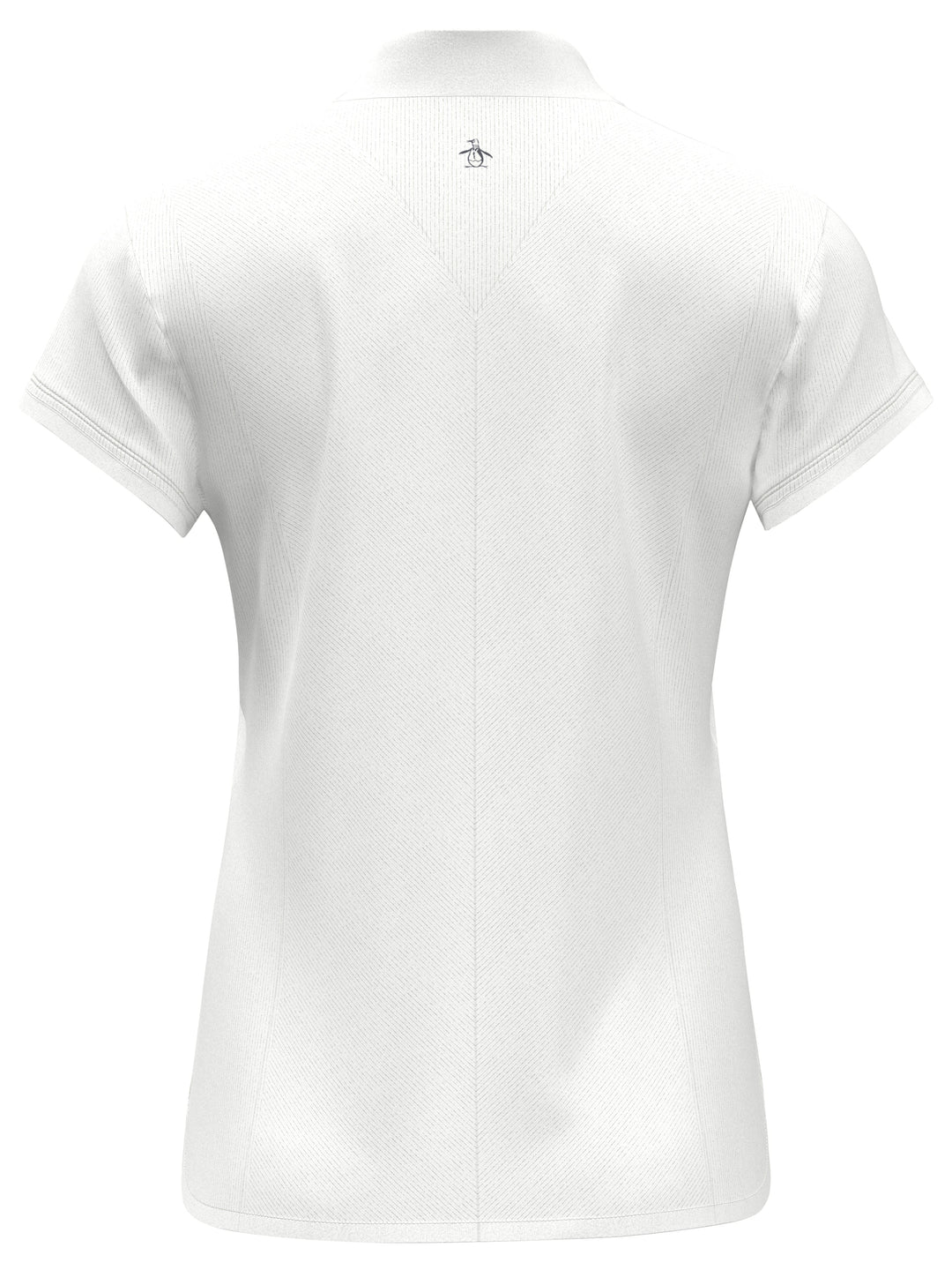 Womens Cap Sleeve Directional Golf T-Shirt (Bright White) 