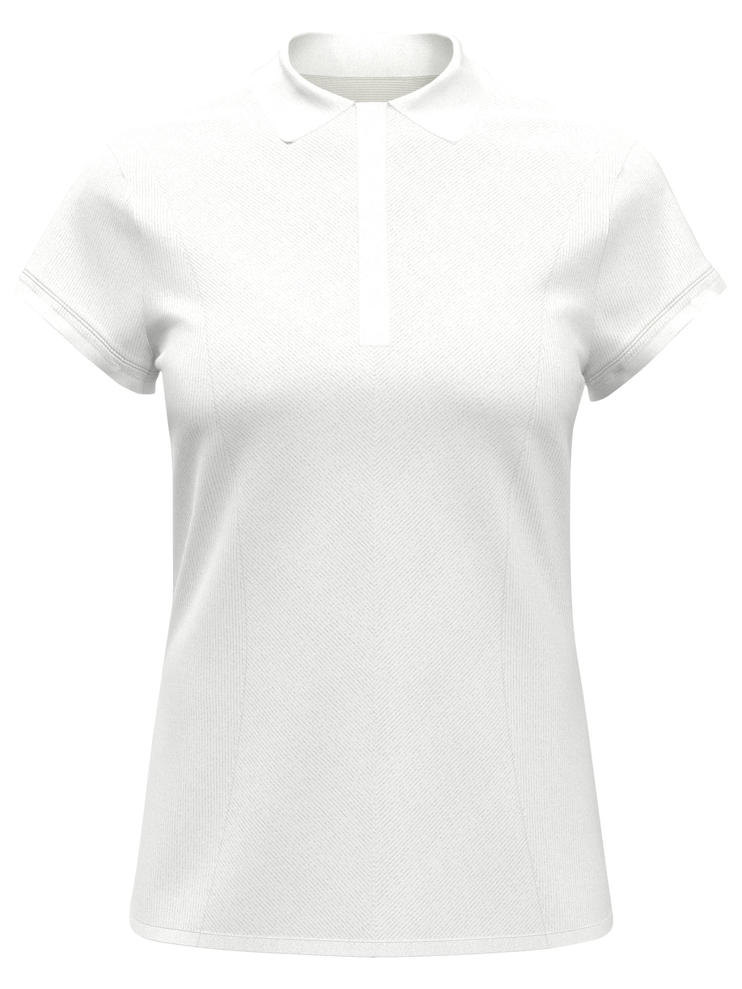 Womens Cap Sleeve Directional Golf T-Shirt (Bright White) 