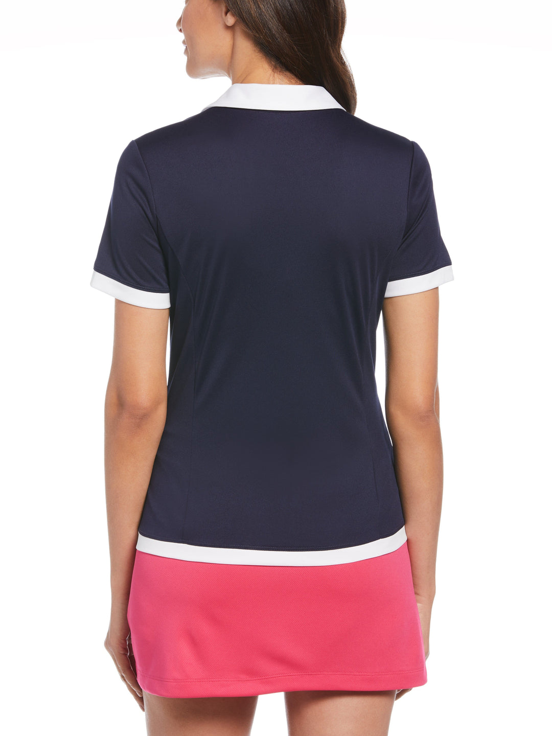Women's Color Block Golf Polo