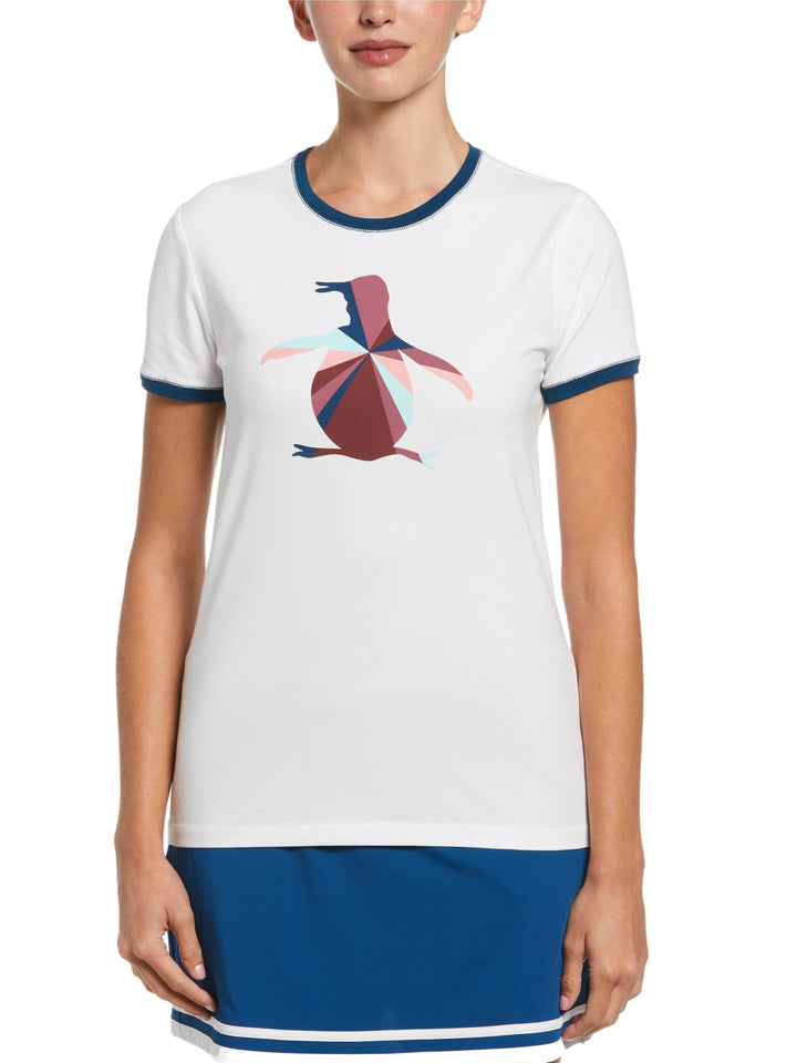 Women's Colorful Pete Peformance Tennis Tee