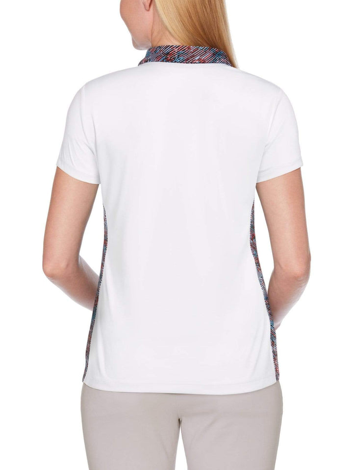 Women's Floral Printed Golf Polo