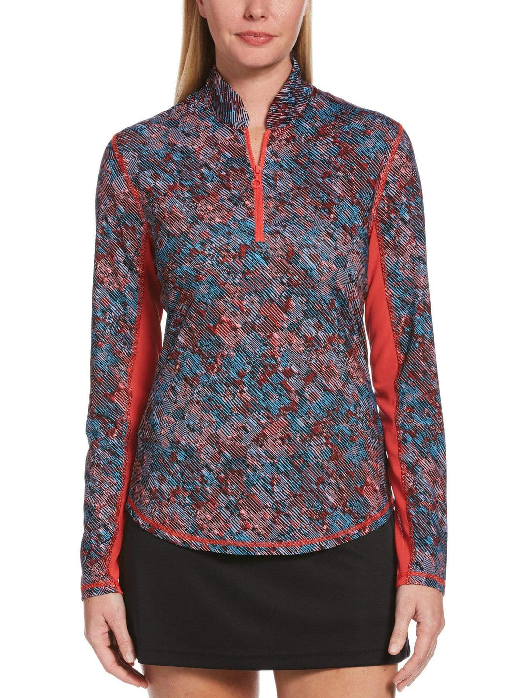 Women's Floral Sun Protection Golf Shirt