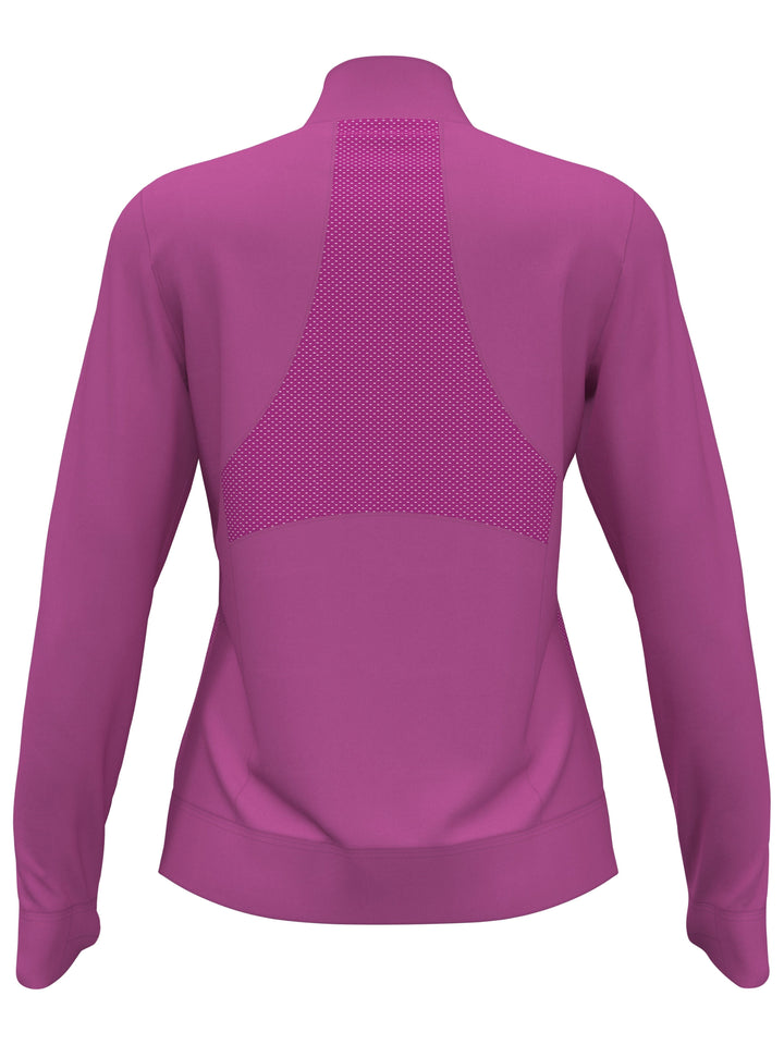 Full Zip Golf Sweater (Purple Orchid) 