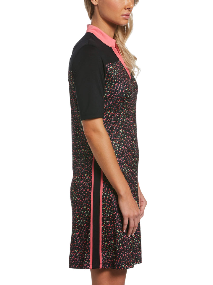 Women's Mini Funfetti Floral Print Golf Dress