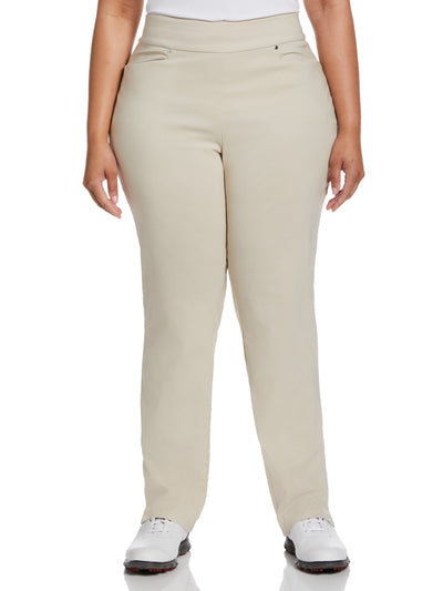 Plus Size Pull-On Golf Pant (Silver Lining) 