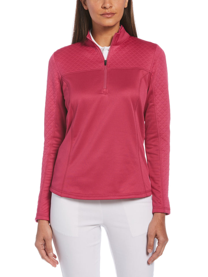 Women's Quilted Performance Fleece Quarter Zip
