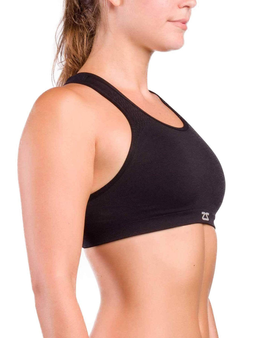 Women's Seamless Sports bra (Black)