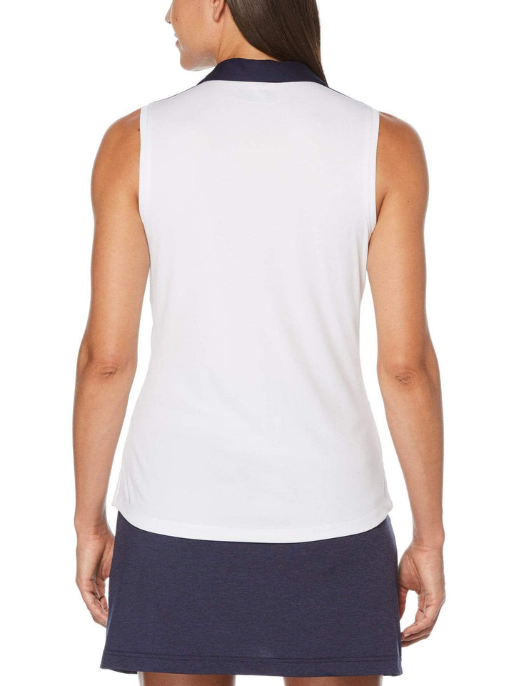 Women's Sleeveless Engineered Roadmap Print Shirt