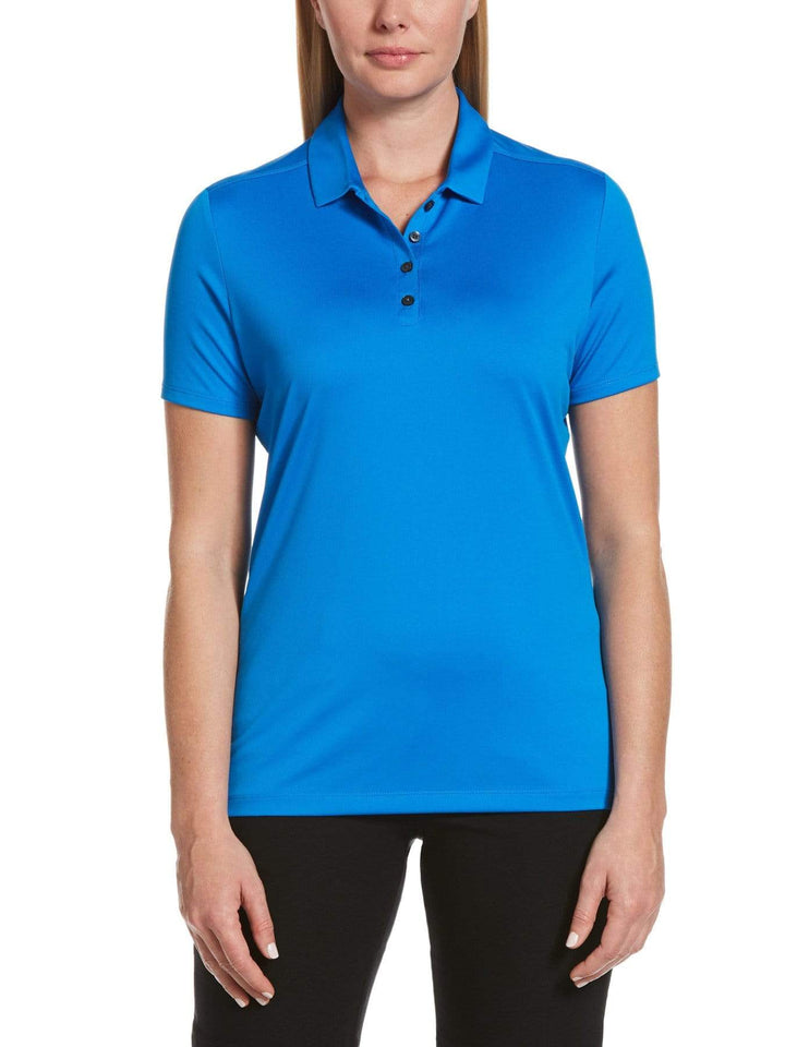 Women's Solid Textured Polo