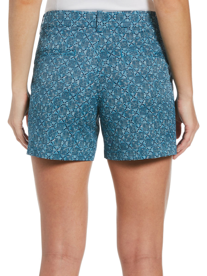 Women's Tie Dye Mosaic Print Golf Short